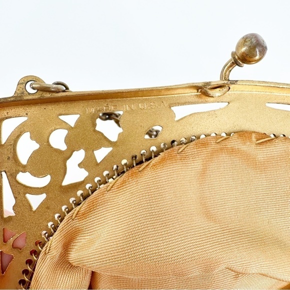 Vintage Whiting & Davis Metal Mesh Purse 70s 80s - Picture 4 of 8